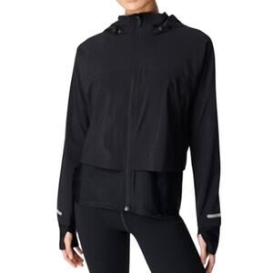 Sweaty Betty Fast Track Running Jacket Black Women's Size Small New With Tag